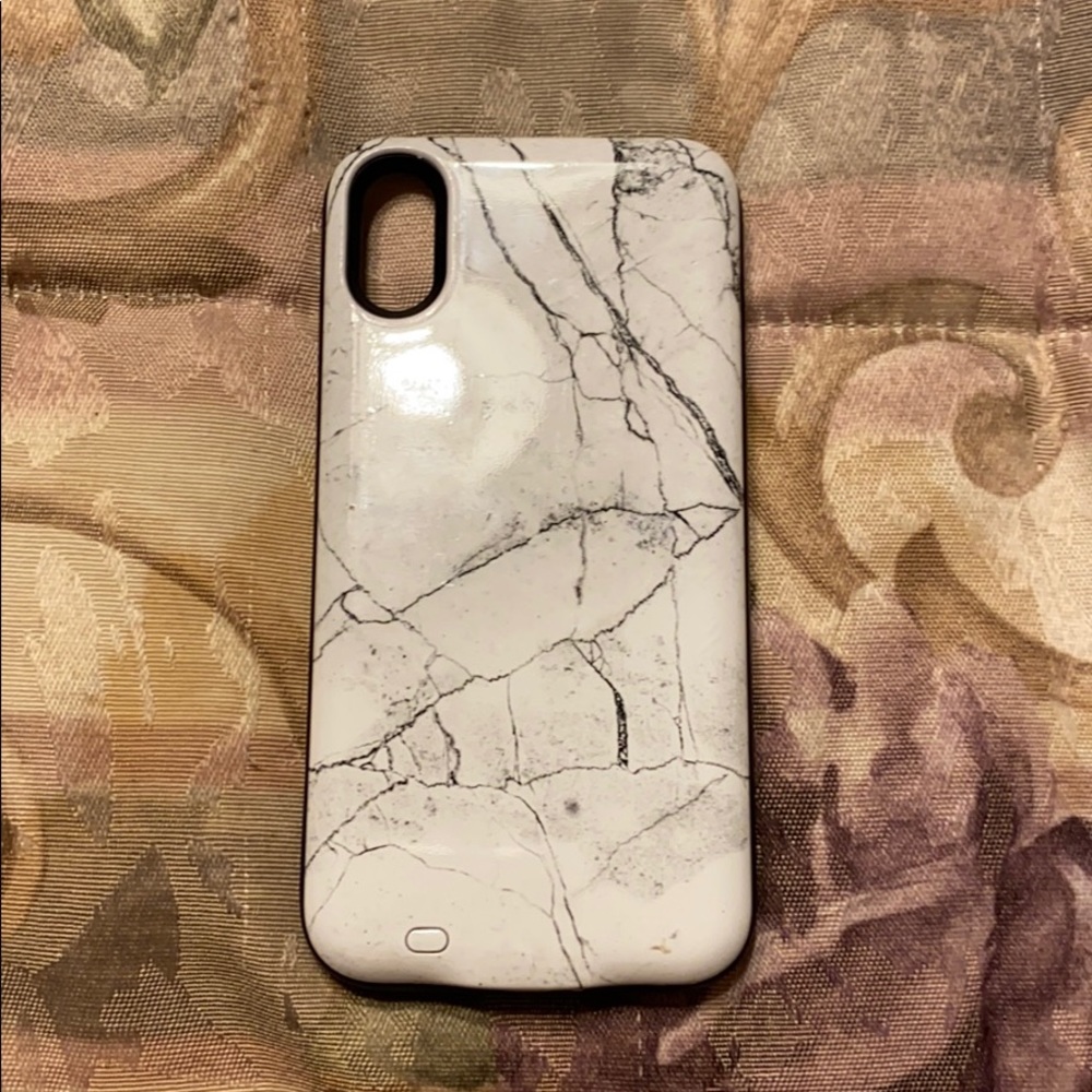 Charging iPhone X case